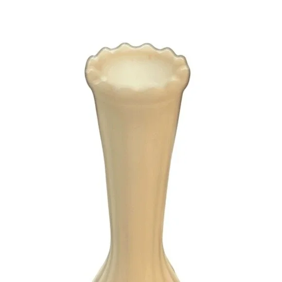 Vintage Milk Glass 9" Bud‎ Vase. - Picture 2 of 6